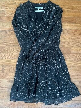 cupcakes & cashmere Black Speckled Strapless Mini Dress